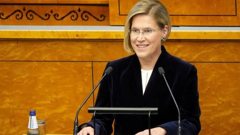 Ülle Madise zur neuen Präsidentin Estlands gewählt